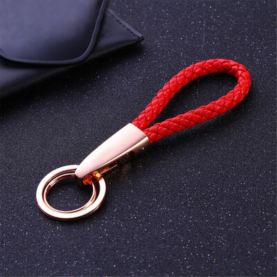 

Leather&Metal Car Styling Keychain for All Key Ring Holder Housekeeper for all cars Key Chain