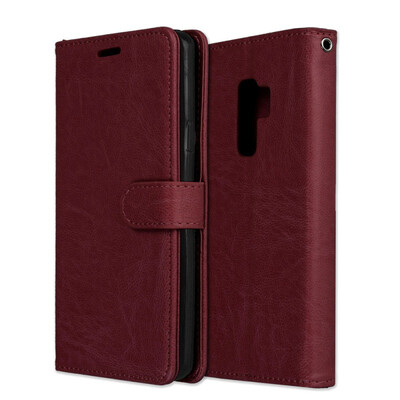 

MOONCASE Samsung Galaxy S9 3 Card Photo Frame Holster - Brown