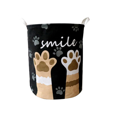 

Fresh Style Dirty Clothes Folding Storage Bucket Large Capacity Water-Resistant Coating Laundry Toy Storage Basket