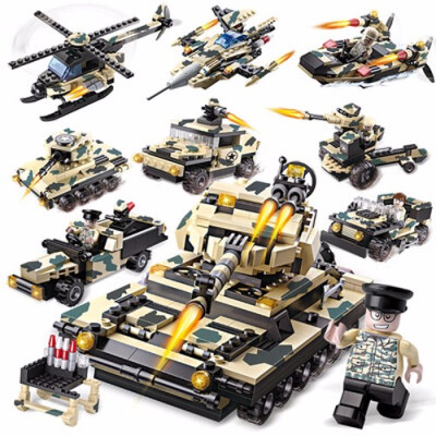 

Cogo high product assembles toy boy children educationalhold lego military aircraft carrier model