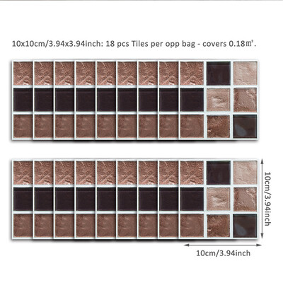 

NeillieN Wall paste 3D marble mosaic wall paste kitchen bathroom waterproof tile pasteWaterproof wall paste flat wall paste