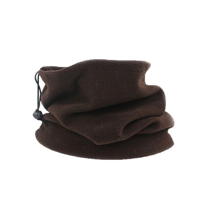 

Fall Winter Unisex Polar Fleece Neck Warmer 3 in 1 Multifunctional Scarf Cold Weather Face Mask Snowboard Scarf Hat