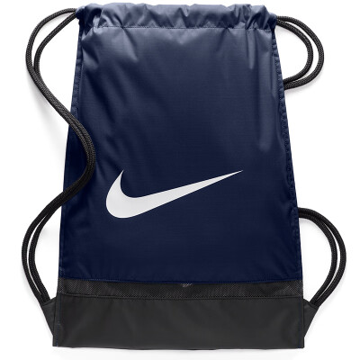 

Nike bag sports bag Brasilia Gymsack Drawstring backpack beam mouth fitness bag gym bag shoe bag BA5338-410 Army Blue