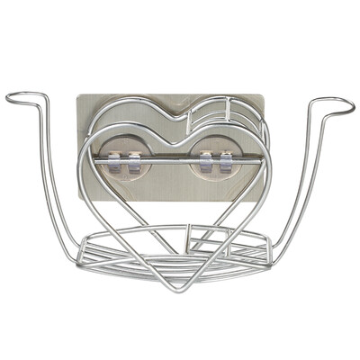 

Practical Toothbrush Holder Stainless Steel Toothbrush Stand Toothpaste Rinse Cup Holder Handy Bathroom Organizer Storage Rack wit