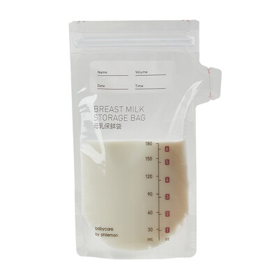 

Babycare milk storage bag explosion-proof milk storage bag breast milk storage bag leak-proof disposable milk bag 180ml10 piece 3511