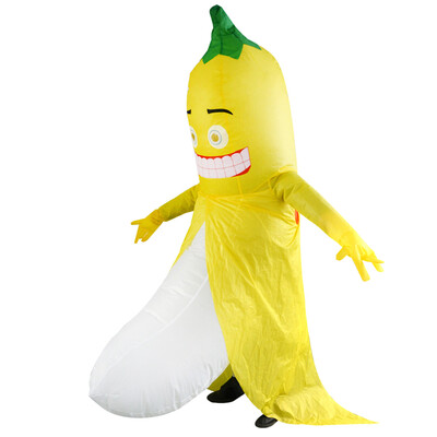 

Adults Banana Inflatable Costume Prop Blow Up Inflatable Fancy Dress for Halloween Cosplay Dress Up Party Stage Performance