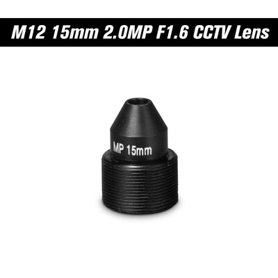 

HD 20 Megapixel Pinhole Lens M12 CCTV MTV Board 15mm Lens 127" Aperture F16 283 Degree for Security Cameras
