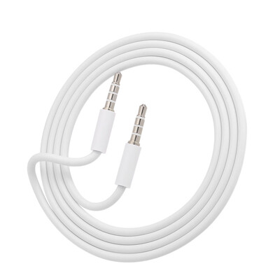 

35mm Jack Auxiliary Audio Cable Male to Male Stereo Audio Extension CordWhite
