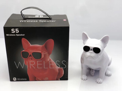 

Portable Bulldog Bluetooth Speaker Mobile Phone Computer Desktop Wireless Audio TF card AUX Player Whole Body dog Mp3 Speakers