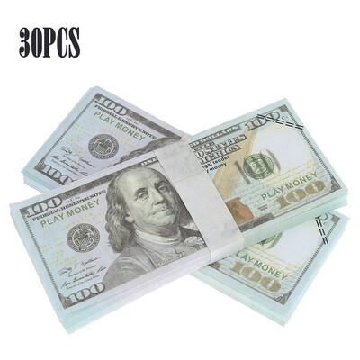 

50PCS Dollar Bill Souvenir Banknote Commemorative Banknotes Realistic Fake Play Money With U  Characteristics Real Looking Double