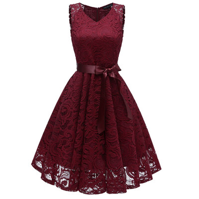 

2019 New Women Dresses V-neck Casual Dress Elegant Bridesmaid Dress Plus Size Party Dresses