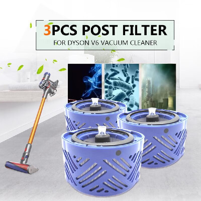 

4pcs Post Filter HEPA Motor Filter Replacement for Dyson V6 Vacuum Cleaner