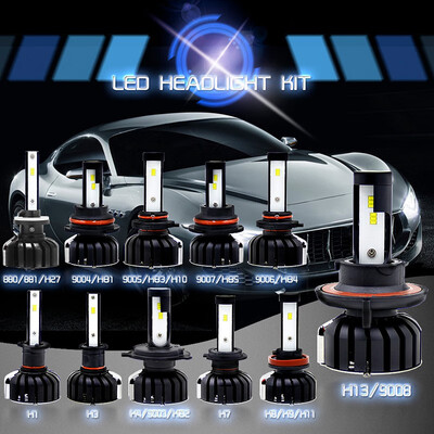 

2Pcs Car 12V 80W Headlight Bulb 8000lm LED Chip Car Headlamp Automobile head Lights Spotlight H7 H11 9005 H4 H1 9006 Car fog lamp