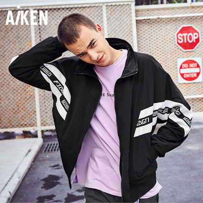 

Aiken Aiken2019 spring mens mosaic jacket AK119071911 black S