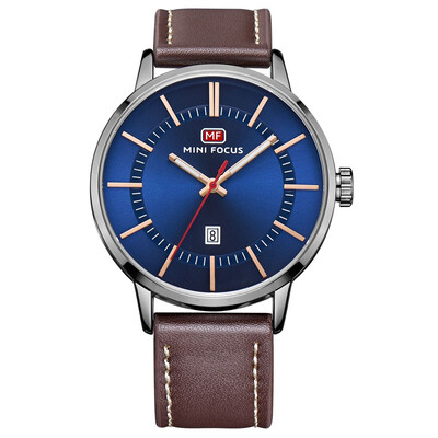

BOFUTE Male Watches Business Watch Fashion Watch Japanese Movement Calendar Luminous Waterproof Genuine Leather Strap 0033G