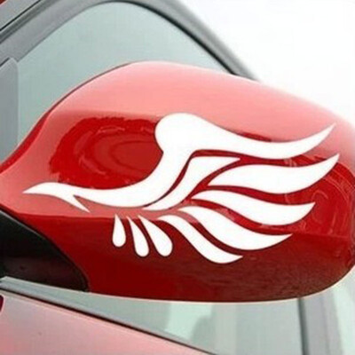 

Guardian Angel Wings Lovely Reflective Car Stickers Fashion Car Rearview Mirror On The Fly Section