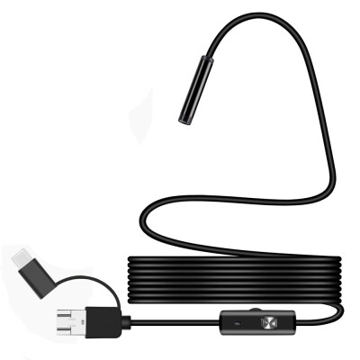 

Wireless 3 in 1 Waterproof USB Port 8mm Visual Lens Mini Camera Portable Inspection Cam