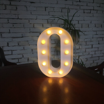 

NeillieN Twenty-six LED alphabetic lights decorative modelling lights plastic alphabetic digital night lightsDecorative lamp