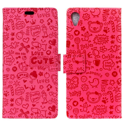 

MOONCASE Alcatel 1 Little Witch Leather Case - Rose