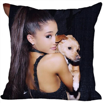 

Ariana Grande Pillow Cover Bedroom Home Office Decorative Pillowcase Square Zipper Pillow Cases Satin Soft No Fade 35x35CM 35x35CM 35x35CM