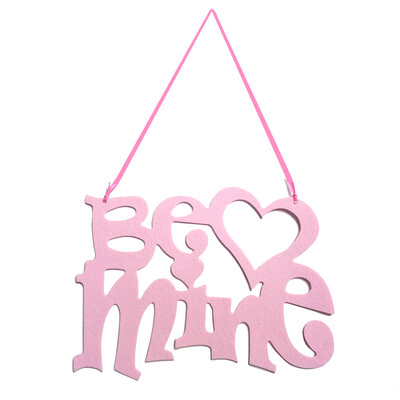 

Non-woven Wall Hanging Decoration Handmade Signs Door Ornaments Plaque Hanger for Valentine Holiday Gift