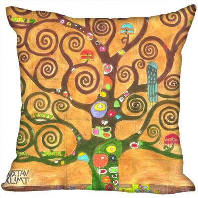 

Gustav Klimt Pillow Case For Home Decorative Pillows Cover Invisible Zippered Throw PillowCases 35x35cm 35x35CM 35x35CM 35x35CM