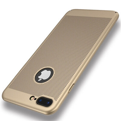 

Goowiiz Phone Case For Iphone 78X Full Protection Slim Hard PC Breathable Grid Back Cover