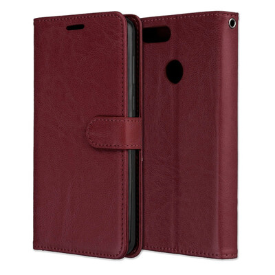 

MOONCASE Huawei Glory 7X 3 Card Photo Frame Holster - Brown