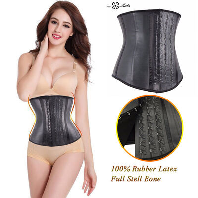 

SLIMBELLE Latex Sweat Waist Trainer Tummy Control Body Shaper Slimming Cincher