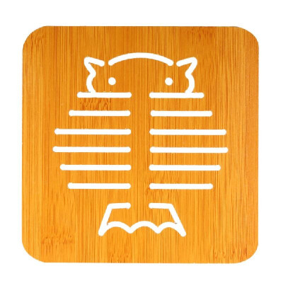 

Heat Insulation Mat Bamboo Wood Insulation Mat Heat Resistant Trivet Mat Hot Pot Holder Cute Table Mat 57"57"018