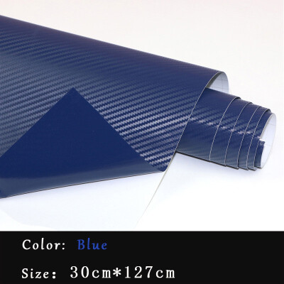 

30127CM 3D Carbon Fiber Vinyl Car Wrap Sheet Roll Film Car stickers&Decals Motorcycle Car Styling Accessories Automobiles