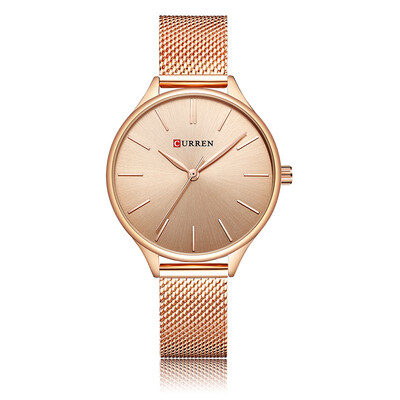 

CURREN 9024 Women Watch Quartz Movement Wrist Watch Simple Causal Gift for Women