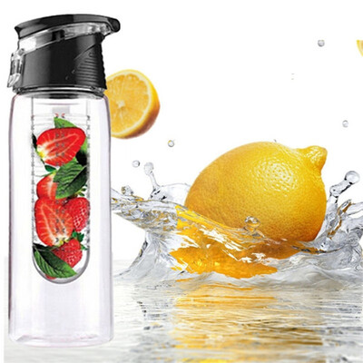 

Hot 800ml Cycling Sport Fruit Infusing Infuser Water Lemon Juice Bicycle Health Eco-Friendly BPA Detox Bottle Flip Lid