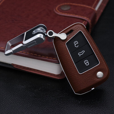 

Boutique Car Key Case Keychain For Volkswagen Tiguan LTouran LTouranLamandoGolf 6Sportsvan Car Key Cover Shell