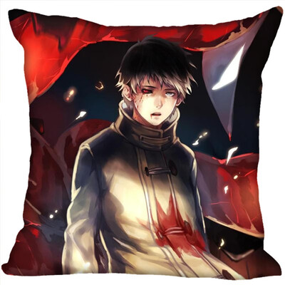 

Tokyo Ghoul Hot Sale Pillow Case High Quality New Years Pillowcase Decorative Pillow Cover For Wedding Decorative Christmas