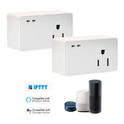 

WIFI Smart Plug Mini Smart Socket Support APP Remote Control Timing Function Hands-Free Voice Control Compatible with Google Home