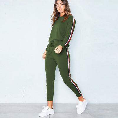 

NeillieN Women Running Sports Suit fitness suit yoga suit casual pure color suit