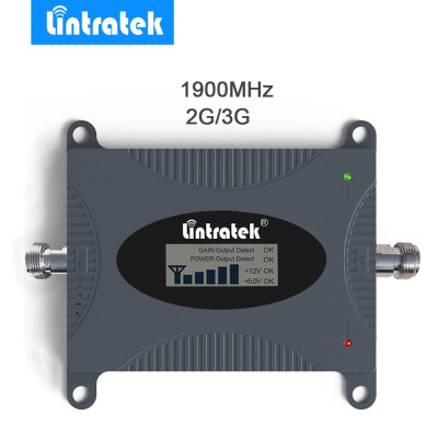 

Lintratek Celular 3G UMTS 1900mhz Cell Phone Signal Amplifier Booster Powerful 2g GSM 1900MHz Repeater LCD Display Chile20