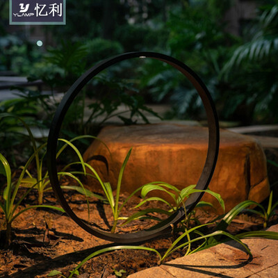 

Circle lawn lamp