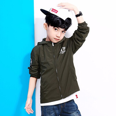 

Children with the boys coat autumn 2018 the new leisure installed cardigan little big boy baby autumn tide