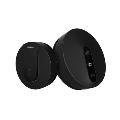

Wireless Self-powered Doorbell Transmitter with Receiver Unique Sliding Button 58 Melodies 4 Levels Volume Adjustment Outdoor Wate
