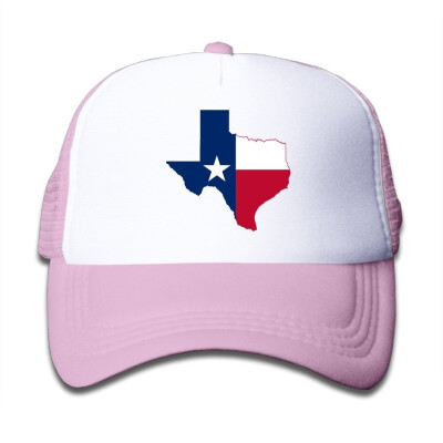 

Texas Flag Map Trucker Hat Adjustable Mesh Cap For Boy & Girl