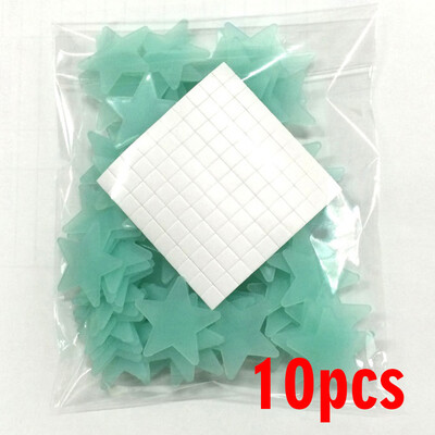

Romantic Noctilucent Star Shape Sticker Festivel Fluorescent Stickers 3d Wall Decoration Stick Sweet Night Stars