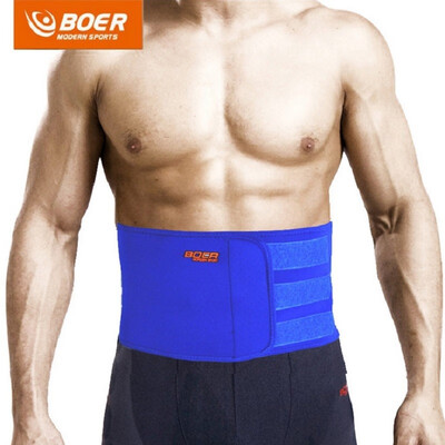 

BOER Sweat Absorb Fitness Adjustable Waist Back Support Belt for Man Woman