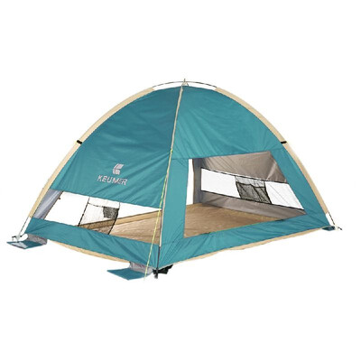

KEUMER Portable Automatic Instant Beach Shade Tent with UV Protection for 3 People Easy Popup Outdoor Sunn Shelter Camping Tent 21