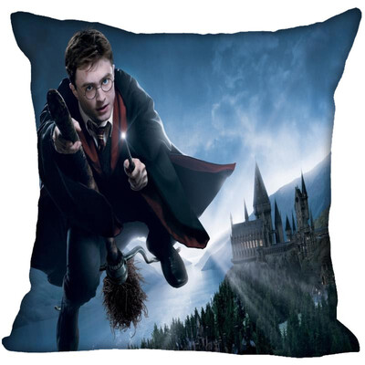 

Harry Potter Pillow Cover Bedroom Home Office Decorative Pillowcase Square Zipper Pillow Cases Satin Soft No Fade 35x35CM 35x35CM 35x35CM
