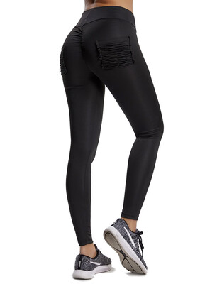 

FITTOO NEW Sexy Women Ruched Fitness Leggings Butt Push Up Lift Yoga Pants High Waist Tummy Control Workout Sport Tights