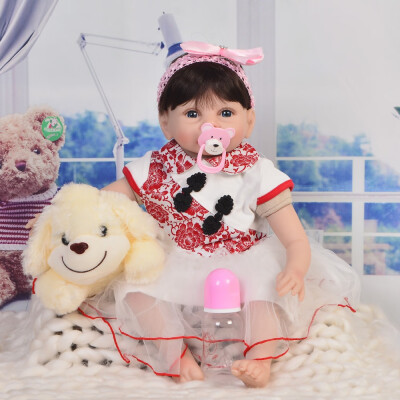 

22 Inch New Arrival Reborn Dolls Soft Vinyl China Style Lifelike Princess Girl Baby Doll For Kids Christmas Birthday Gift