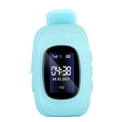 

096inch LCD Screen Kids Smart Watch Phone for Girls Boys Children Gifts LBS Tracker Locator Real-time Location Smartwatch with SI