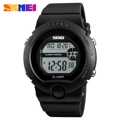 

Trendy Sports Brand SKMEI Women Shock Water Proof Digital Watch Chrono Alarm Clock Calendar Eletronic Watches